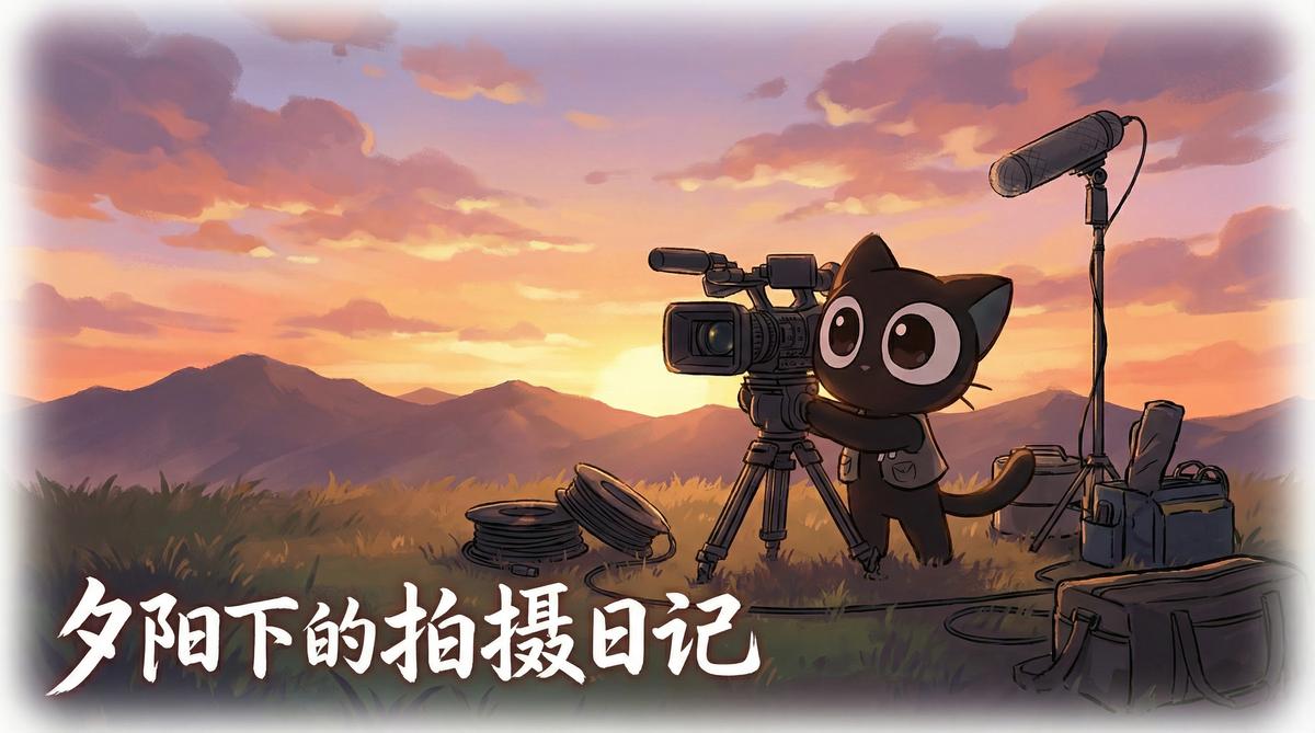 糖心vlog原创视频 - 夕阳下的拍摄日记