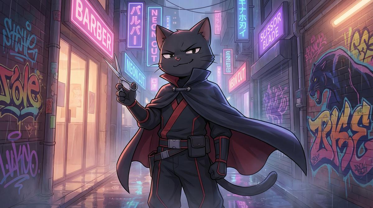 糖心vlog创意视频 - 霓虹夜行者